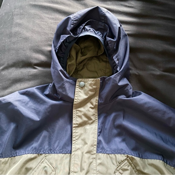 Land’s End Men’s Raincoat Shell in Olive Green and Navy - Size Medium - Picture 11 of 11